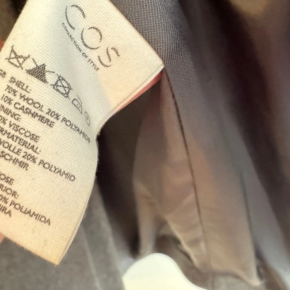 NWOT Asymmetric Architectural Layered Cashmere Coat Trinny Woodall 34 2 - Picture 10 of 10
